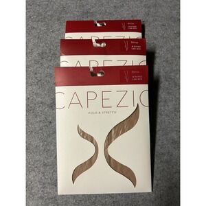 Capezio Hold And Stretch Stirrup Lot Of 3 Tights #N145C  Tan (LSN) M/S Med Small